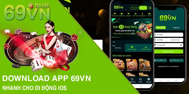 Download app 69VN nhanh cho di động IOS
